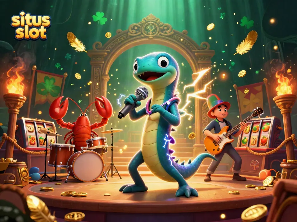 Gali keberuntungan di situs slot dengan acara konser bawah laut 3D yang penuh warna.