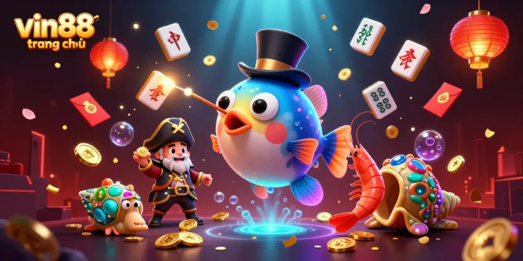 Experience the thrilling universe of vin88 trang chủ with enriching underwater characters attracting golden treasures.