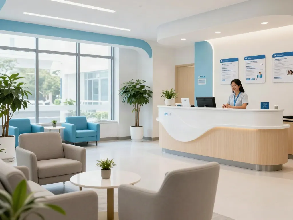 Compassionate healthcare environment at a wellness center with link gacor focus on patient care.
