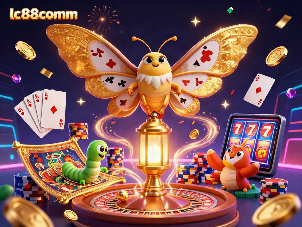 Experience vibrant gameplay with lc88comm, featuring dynamic casino elements and golden jackpot excitement.