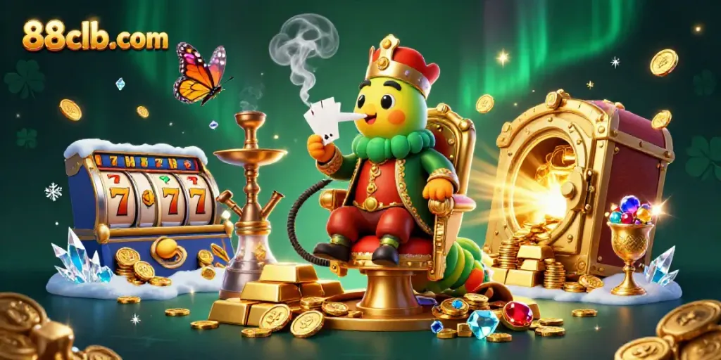 Spin wins and treasures with 88clb-com's immersive jackpot gaming experience featuring vibrant elements.
