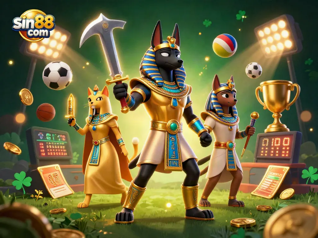 Experience thrilling sports betting at sin88 com with vibrant ancient Egyptian gaming elements