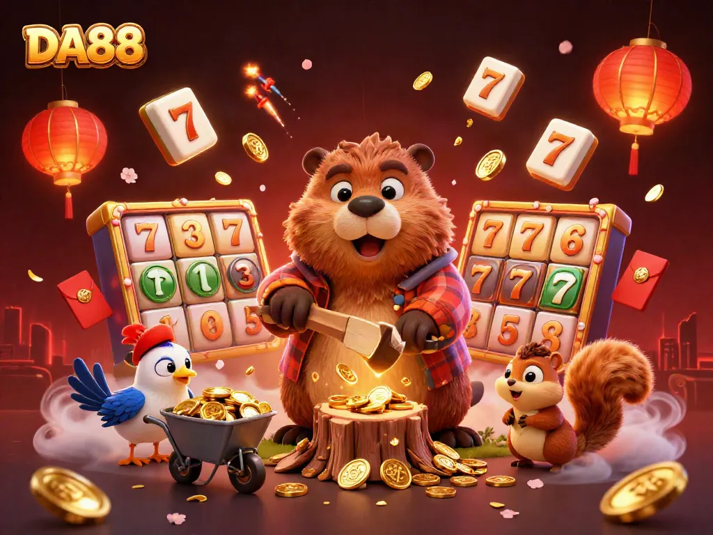Engage in thrilling gameplay at DA88 with vibrant characters and jackpot excitement