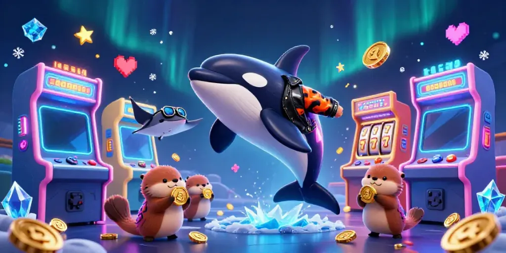 Engage in thrilling gameplay at 888b with vibrant arcade games and animated characters.