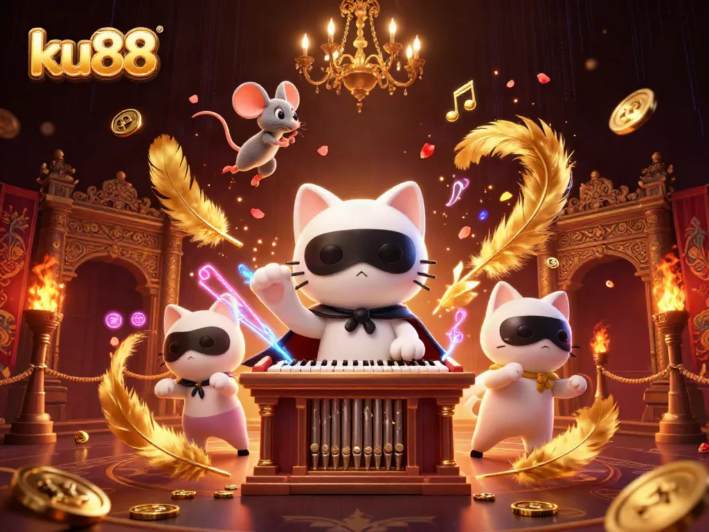 Engage in thrilling casino action with ku88, featuring a phantom cat and acrobatic mouse.